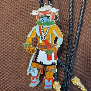 El Zaribah Kachina Shriners Bolo Tie 1993